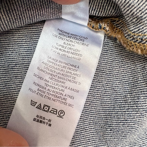 Free People We The Free Midgnight Magic Denim Skirt Sz 4 - Picture 7 of 10